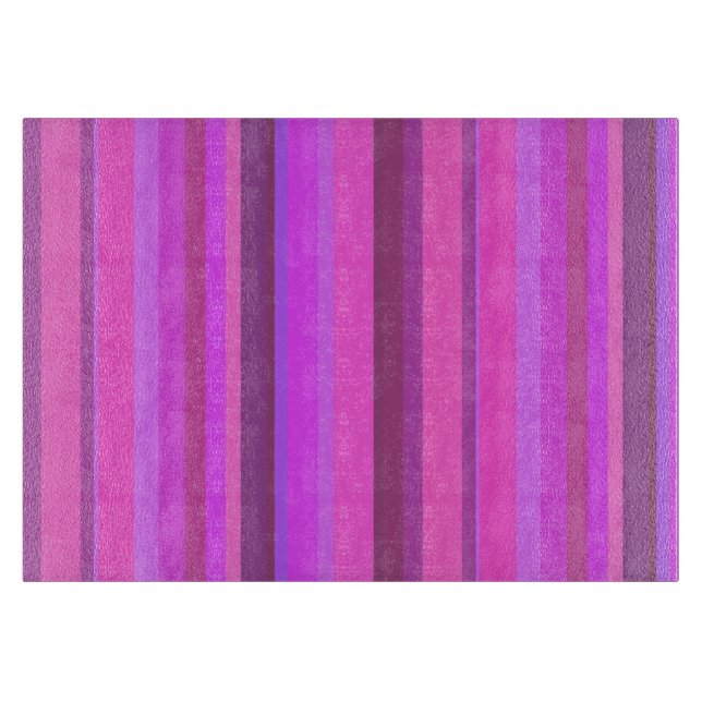 Tabla De Cortar Rayas verticales rosas (Anverso)
