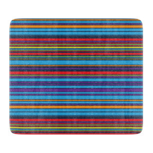 Tabla De Cortar Rayas violetas azules lindas