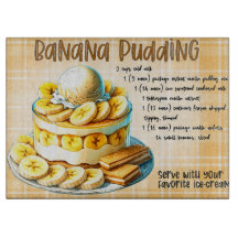 Receta de Pudding de plátano