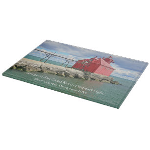 TABLA DE CORTAR RECORTANDO VIDRIO BD., "STURGEON BAY CANAL PT