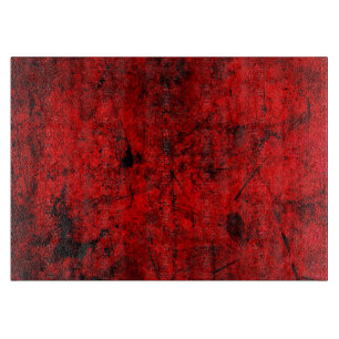 Tabla De Cortar Red Black grunge arte gráfico abstracto