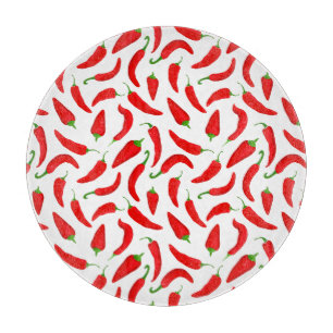 Tabla De Cortar Red Chili Pepper