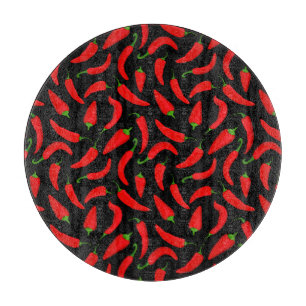 Tabla De Cortar Red Chili Pepper
