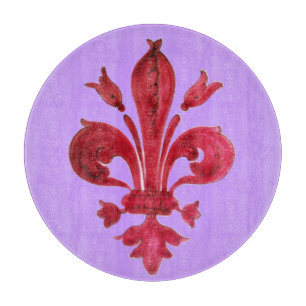 TABLA DE CORTAR RED FLEUR DE LISE