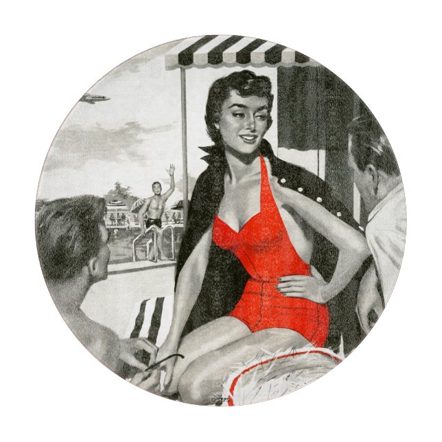 Tabla De Cortar Red Hot Woman (Anverso)