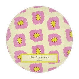 Tabla De Cortar Regalo Boda de apellido personalizado del año Este