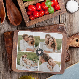 Tabla De Cortar Regalo de fotografía familiar personalizada de Col