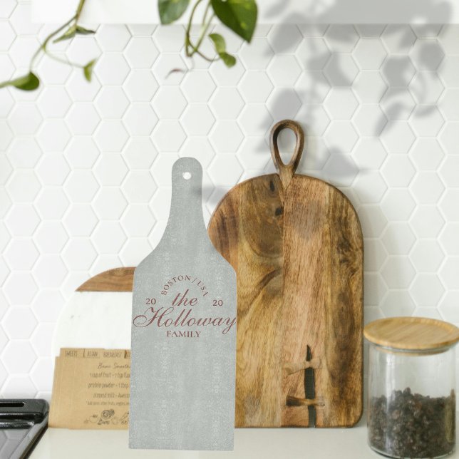 Tabla De Cortar Regalo de Hostess de personalizado Elegant Script  (A great hostess is always in need of a new cutting board! Why not customize it? )