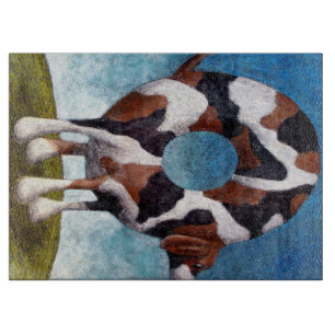 Tabla De Cortar Regalo de pintura Bagel-Beagle