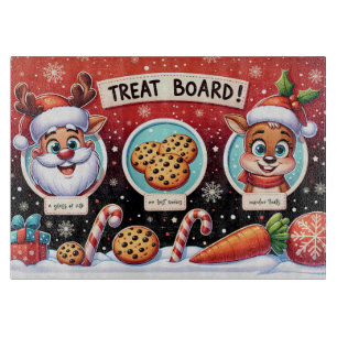 Tabla De Cortar Regalo de tablero de navidades Eve Treft   Leche y