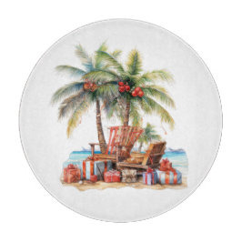 Tabla De Cortar Regalos bajo la palmera