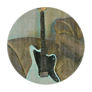 Tabla De Cortar Regalos de guitarra para papá