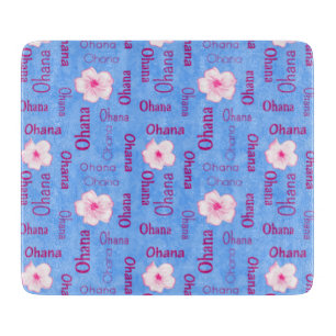 Tabla De Cortar Regalos para la familia Ohana Flores de Plumeria A