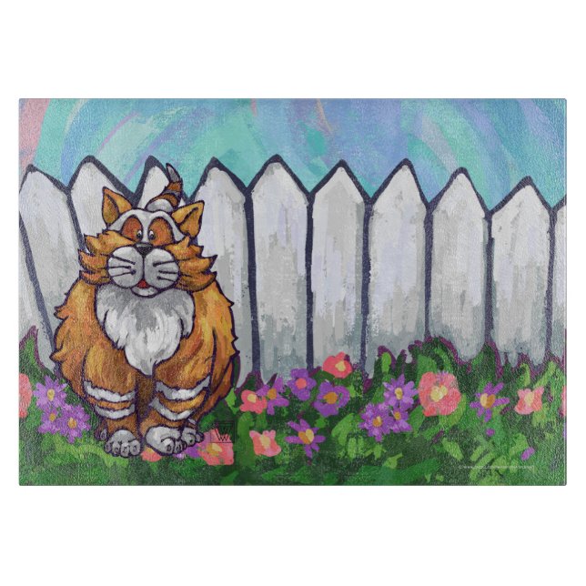 Tabla De Cortar Regalos y accesorios para gatos de jengibre (Anverso)