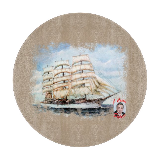 Tabla De Cortar Regata Cutty Sark/Cutty Sark Tall Ships' Race (Anverso)