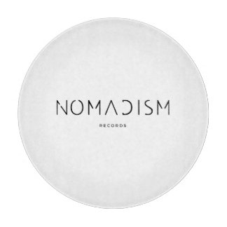 Tabla De Cortar Registros de Nomadismo Logotipo Negro