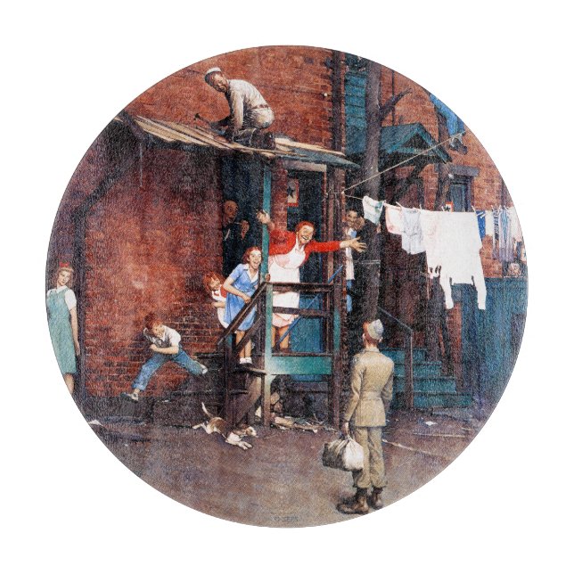 Tabla De Cortar Regreso a casa (Anverso)