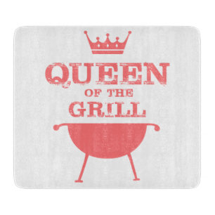 Tabla De Cortar Reina Del Grill, Rosa