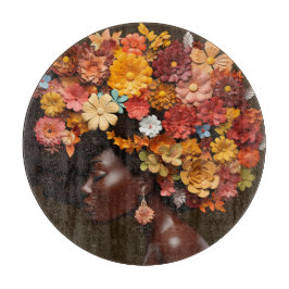 Tabla De Cortar Reina negra sista Melanin Mujer Chica negra Magia