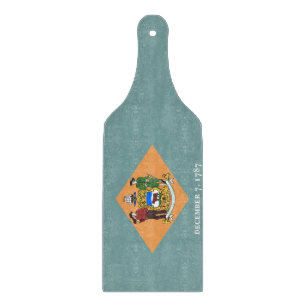 Tabla De Cortar remo de tablero de corte de vidrio con bandera de