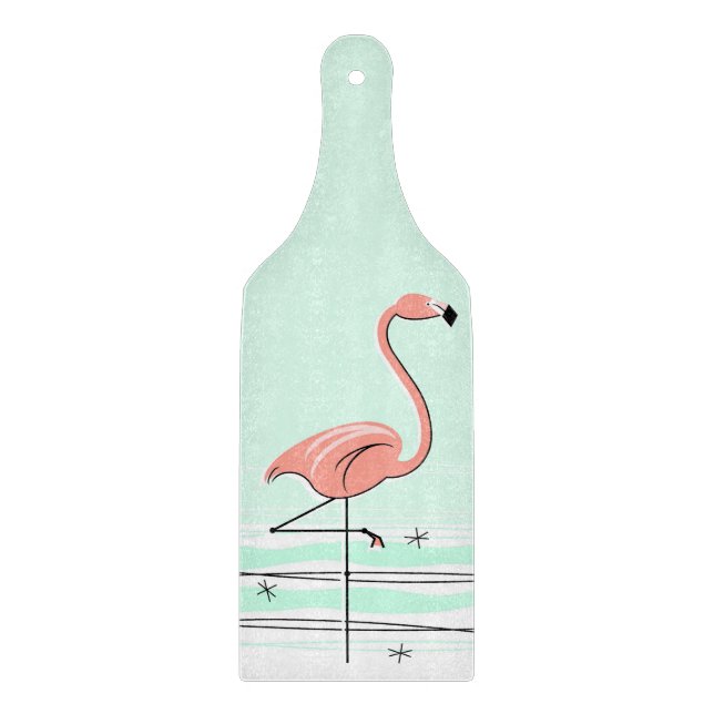 Tabla De Cortar remo de tablero de corte Flamingo Aqua (Anverso)