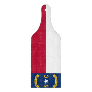 Tabla De Cortar remo de tablero de vidrio con bandera de Nueva Car