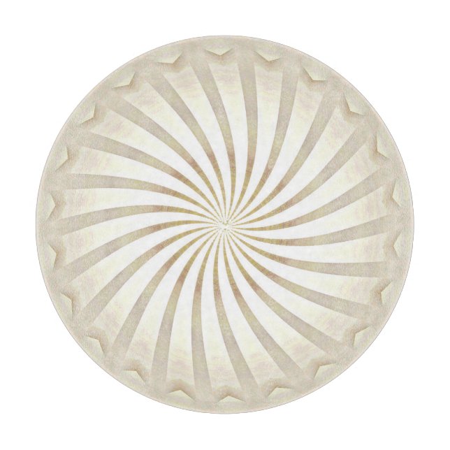 Tabla de cortar remolino crema beige (Anverso)