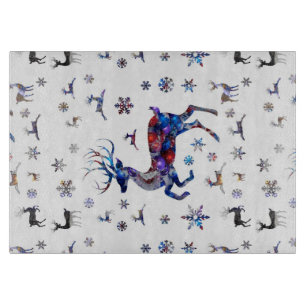 Tabla De Cortar Reno del navidad