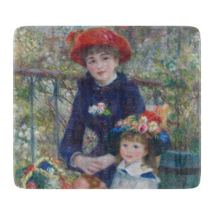 Tabla De Cortar Renoir Dos Hermanas Terraza Impresionismo Francés