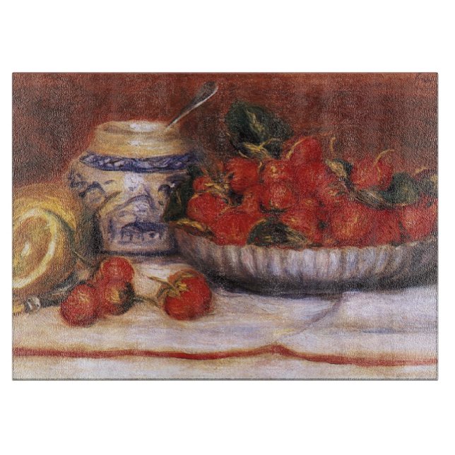 Tabla De Cortar Renoir: Fresas (Anverso)