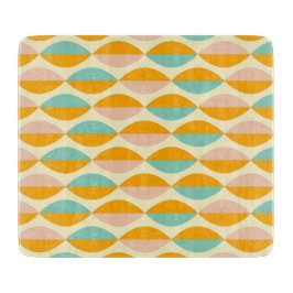 Tabla De Cortar Repeating geometric pattern in beige background