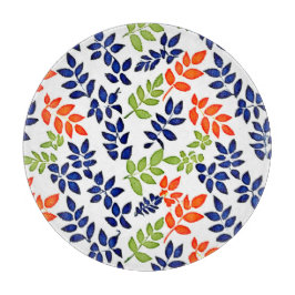 Tabla De Cortar Repetición cromática de hojas