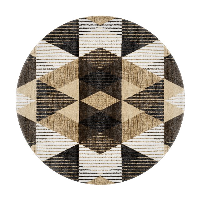 Tabla De Cortar Repetición de geometría: diseño de fondo texturiza (Anverso)