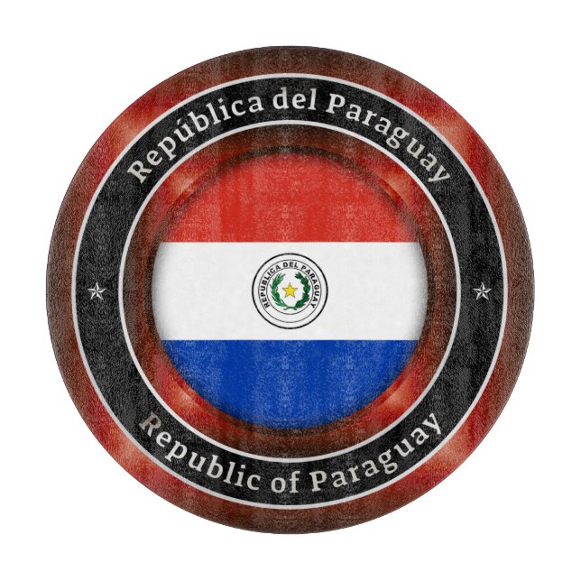 Tabla De Cortar Republic of Paraguay (Anverso)