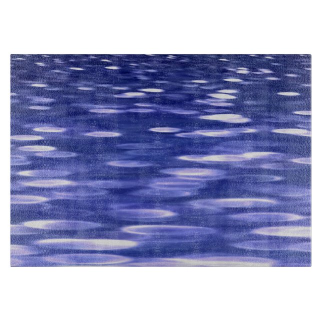 Tabla De Cortar Resumen #3: Brillo azul (Anverso)