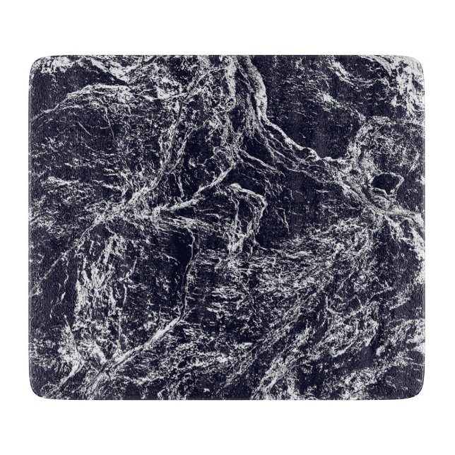 Tabla De Cortar Resumen azul/blanco (Anverso)