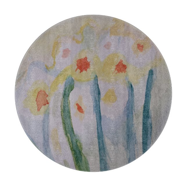 Tabla De Cortar Resumen Daffodils (Anverso)