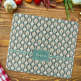 Tabla De Cortar Resumen de cosecha moderno Patrón de monograma bot