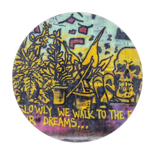 Tabla De Cortar Resumen de graffiti arte urbano (Anverso)