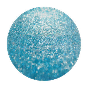 Tabla De Cortar Resumen de luces azules, fondo artístico.