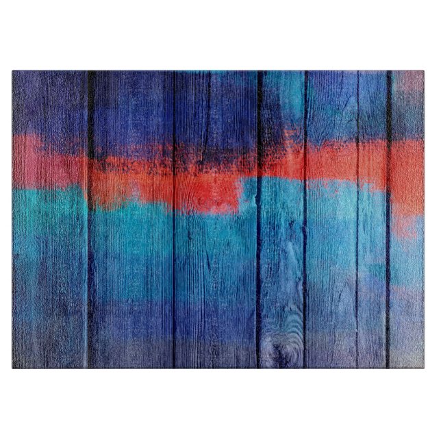 Tabla De Cortar Resumen de madera de época #6 (Anverso)