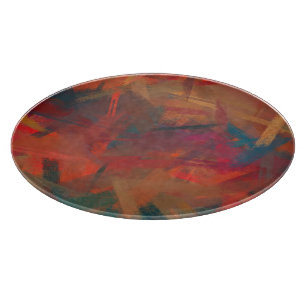 Tabla De Cortar Resumen de pintura colorida #2