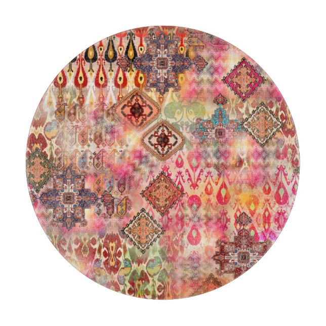 Tabla De Cortar Resumen digital étnico Patrón sin problemas (Anverso)