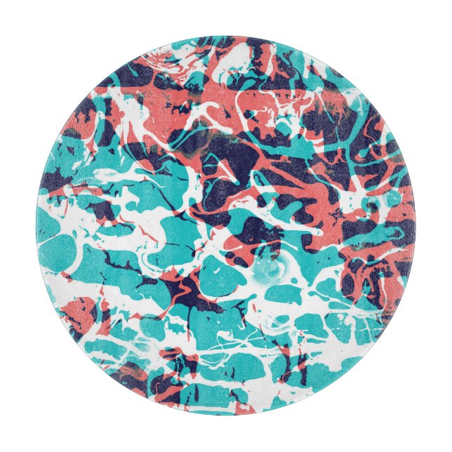 Tabla De Cortar Resumen Fondo de arte de papel de mármol (Anverso)