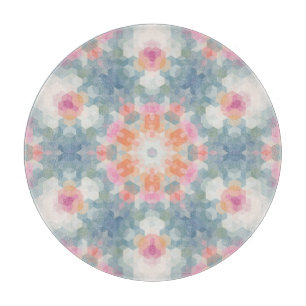 Tabla De Cortar Resumen manala redondo patrón sin fisuras kaleidos