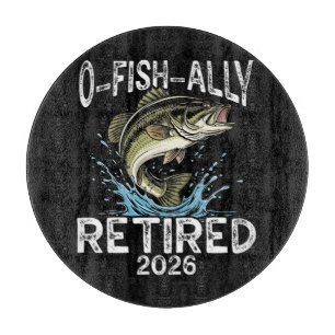 Tabla De Cortar Retirado O-Fish-Ally 2026 Humor Divertido