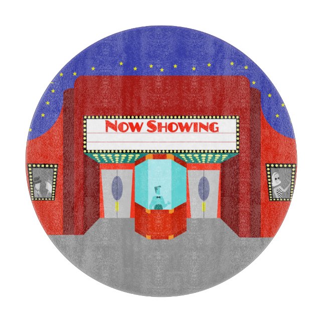 Tabla de cortar retra del cine (Anverso)