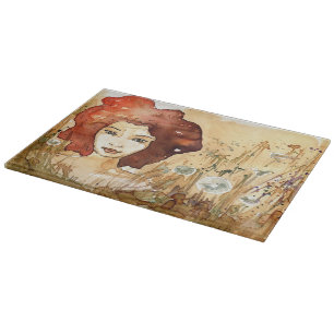 Tabla De Cortar Retrato abstracto 3