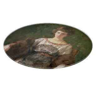 Tabla De Cortar Retrato de Ewfimia Nosova, 1911