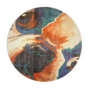 Tabla De Cortar Retrato de Mascota Bulldog francés